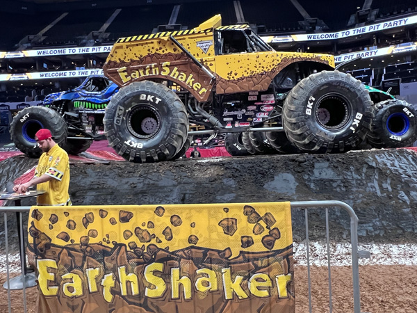 Earth Shaker Monster Truck and Tim Hall  Jr. driver