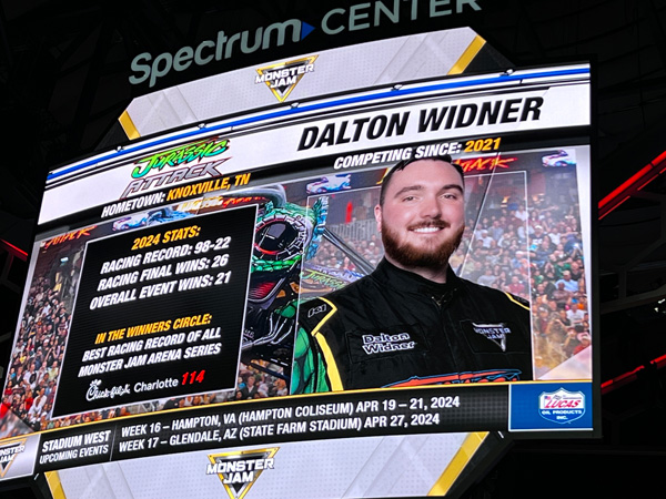 about Dalton Widner monster truck driver