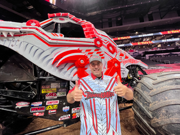 Tony Ochs and ThunderROARus monster truck