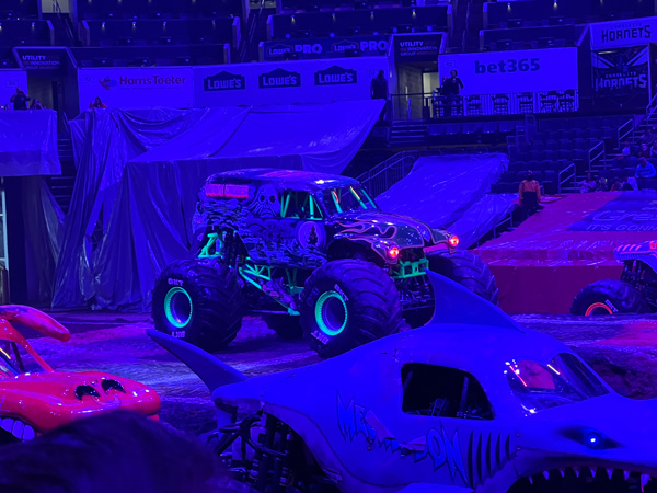 Grave Digger in The parade of Monster Trucks