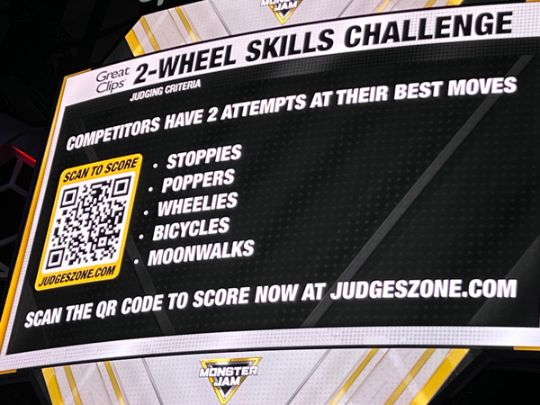 2-Wheel Skills Challenge criteria