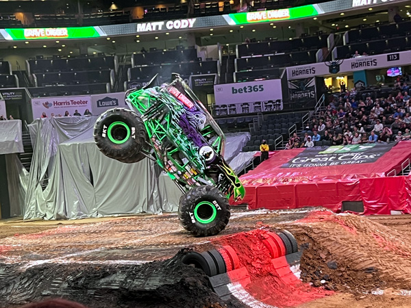 Grave Digger on 2-wheels