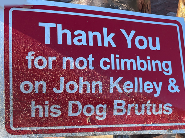 John Kelley sign