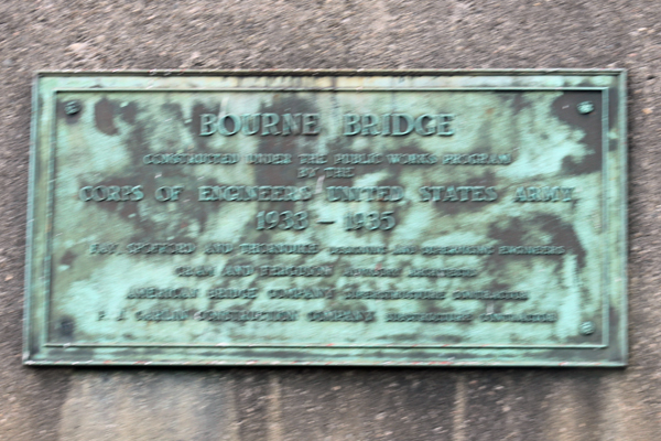 Bourne Bridge sign