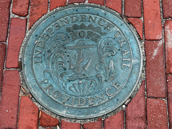 Independence Trail plaque