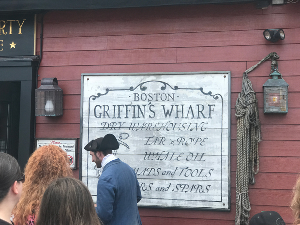 Boston Wharf sign