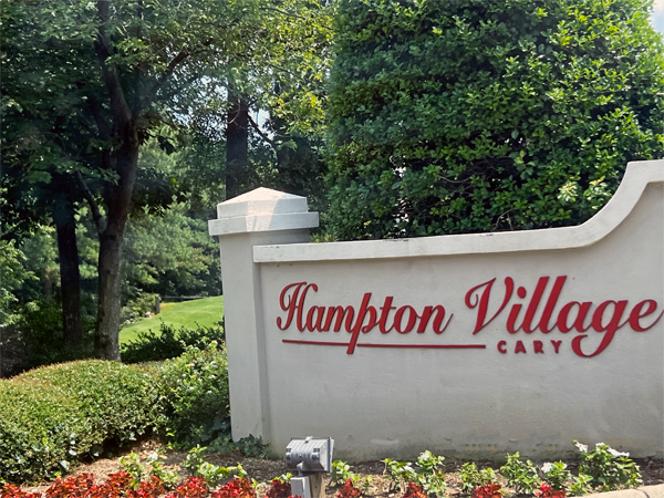 Hampton Village entry