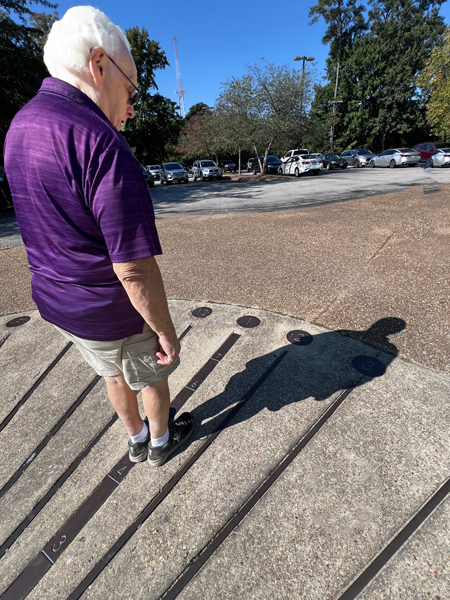 Lee Duquette on The Telling Time Sundial