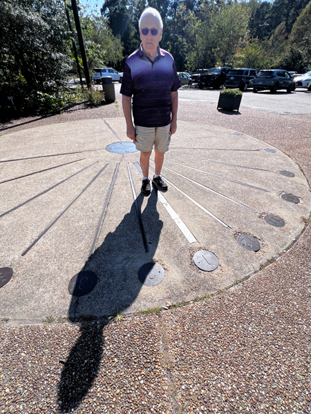 Lee Duquette on The Telling Time Sundial