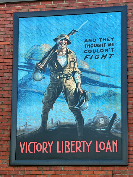 Murals in Huntington Park in Newport News, Virginia