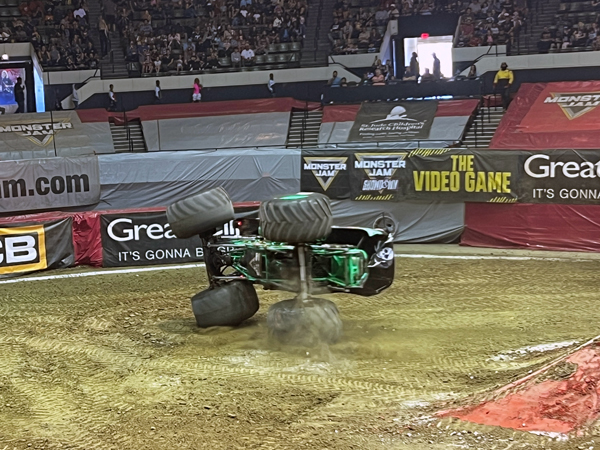 Tyler Menninga in Grave Digger