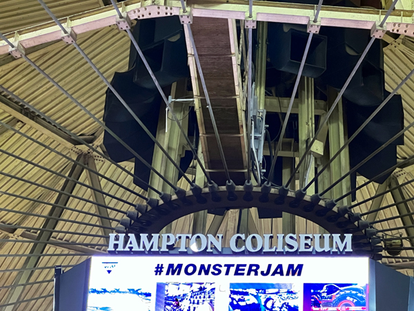 Hampton Coliseum sign