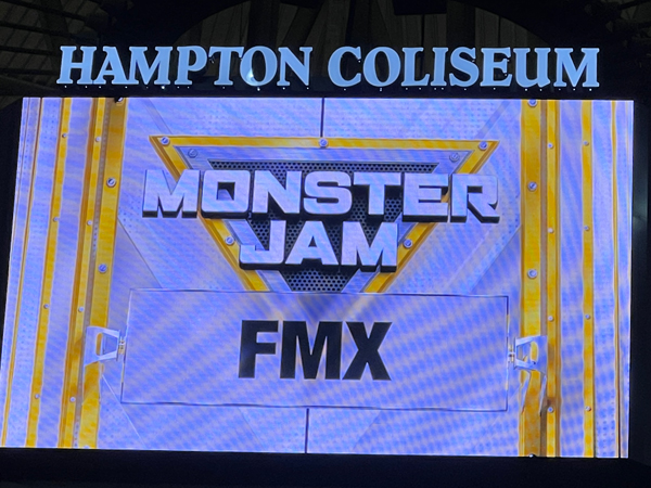 Hampton Caoliseum Monster Jam FMX banner