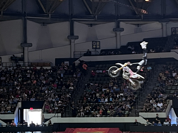 amazing FMX biker