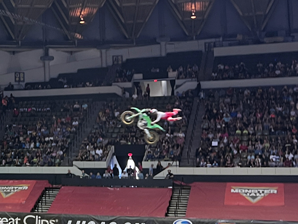 amazing FMX biker