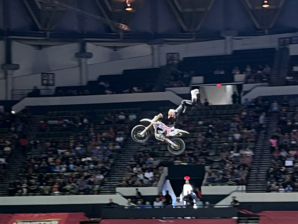 amazing FMX biker