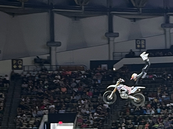 amazing FMX biker