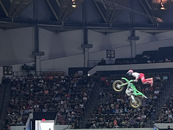 amazing FMX biker