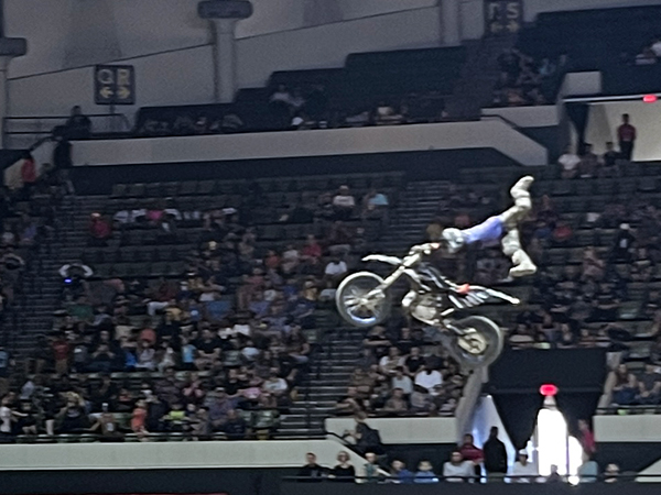 amazing FMX biker