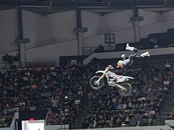 amazing FMX biker