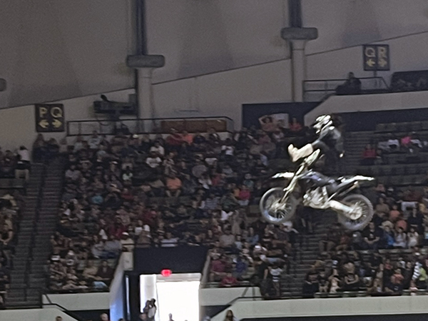 amazing FMX biker