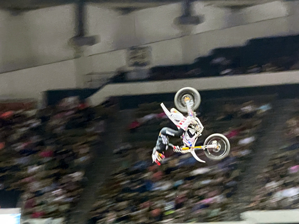 amazing FMX biker