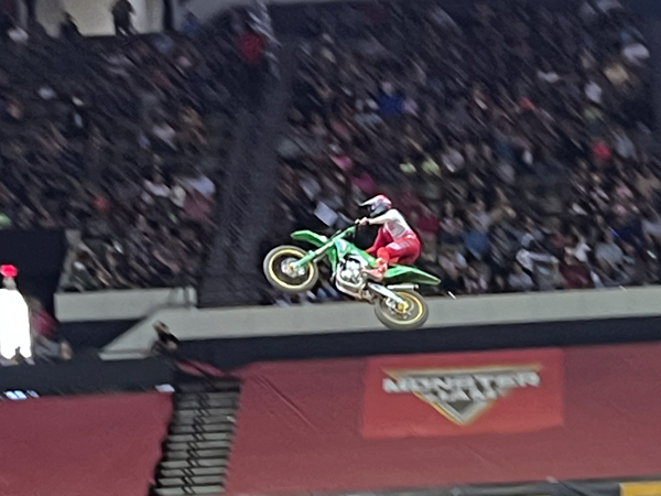 amazing FMX biker