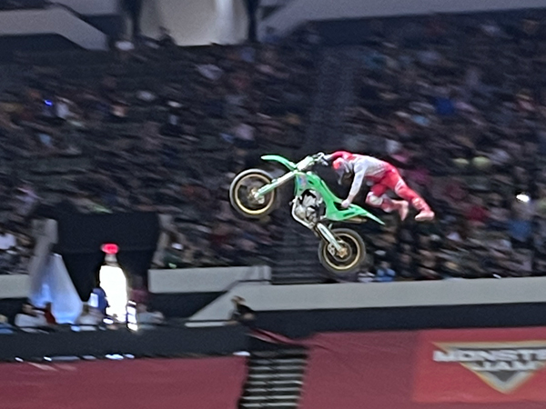 amazing FMX biker