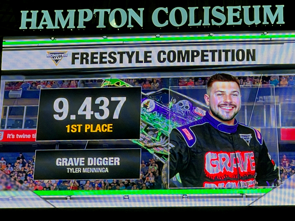 Typer Minninga and Grave Digger - 1st place