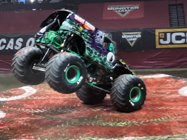 Tyler Menninga in Grave Digger