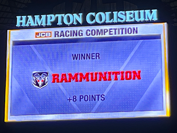 Kurt Kraehmer in Rammunition - the racing winner