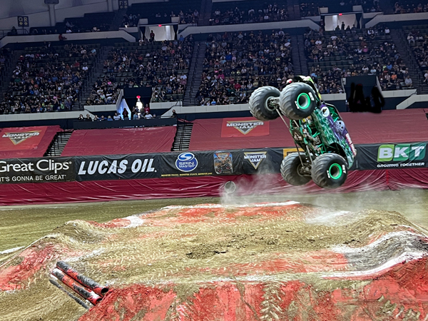 Tyler Menninga in Grave Digger