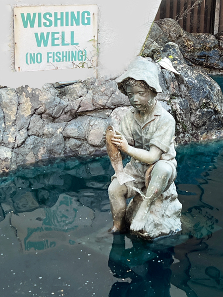 a no-fishing Wishing Well