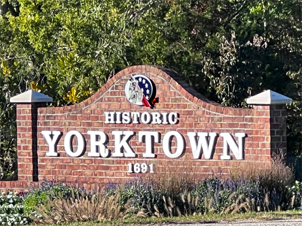 Historic Yorktown 1691 wall