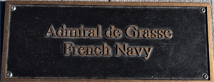 plaque for Admiral de Grasso - French Nay 