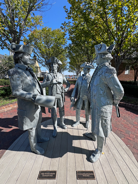 statues of the 4 heroes