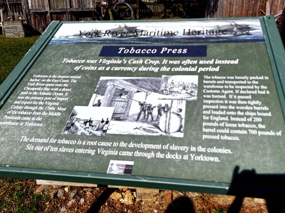 sign about The Tobacco Press