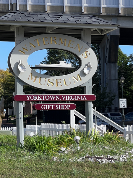 Watermen's Museum sign