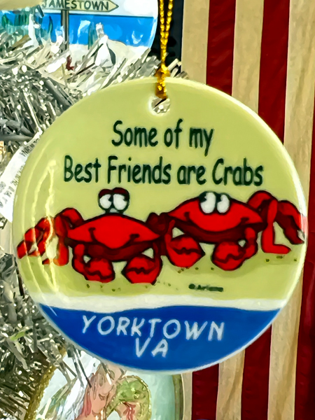 friendly crab sign