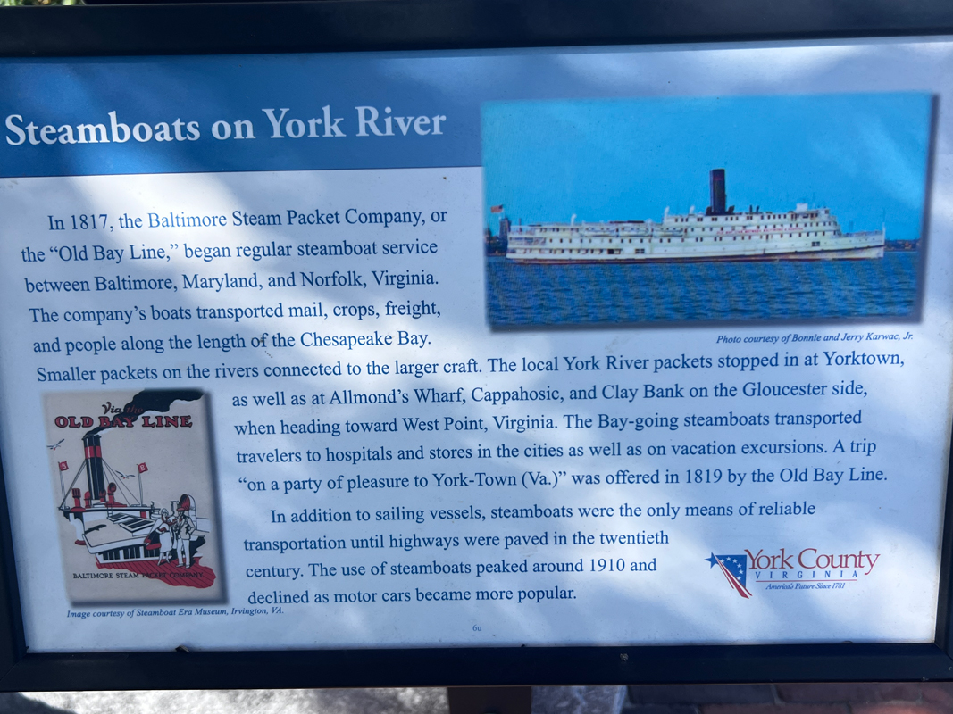 Steamboats on York River