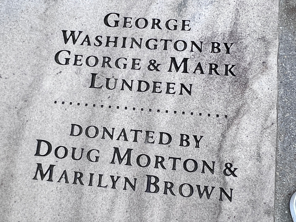 George Washington sign