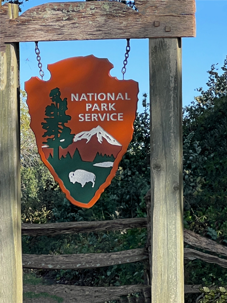 National Park servicessign