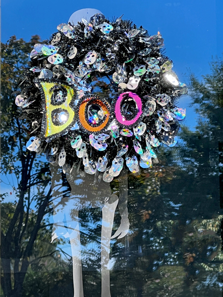 Boo wreath