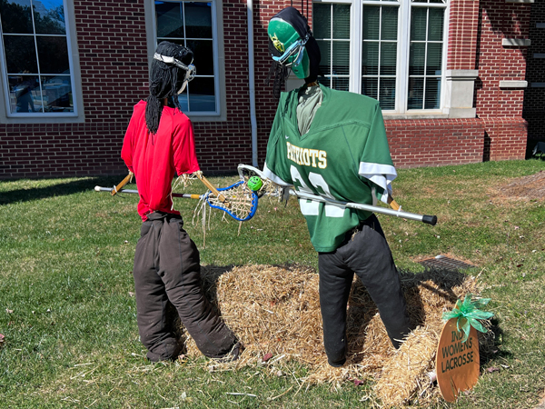 Women's Lacrosse scarecrow