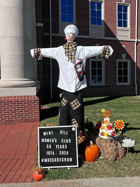 Mint Hill Women's Club scarecrow