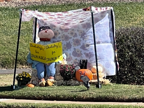 Mint Hill Pediatric Dentistry scarecrow