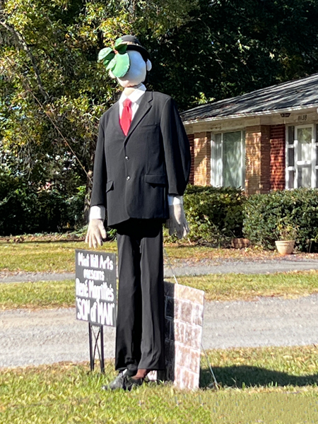 Mint Hill Arts scarecrow