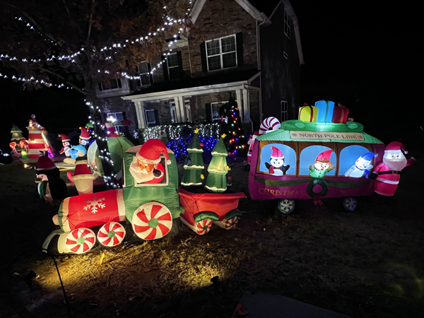 Santa Clasus train