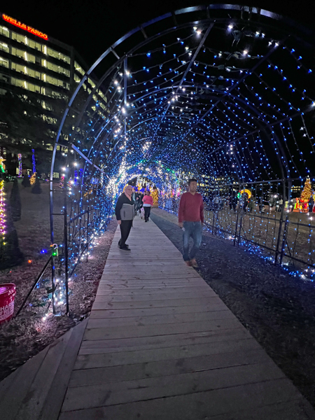 Lee Duquette inThe tunnel of Lights in 202