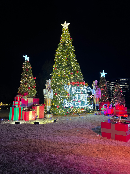 Christmas tree, presents and soldiers